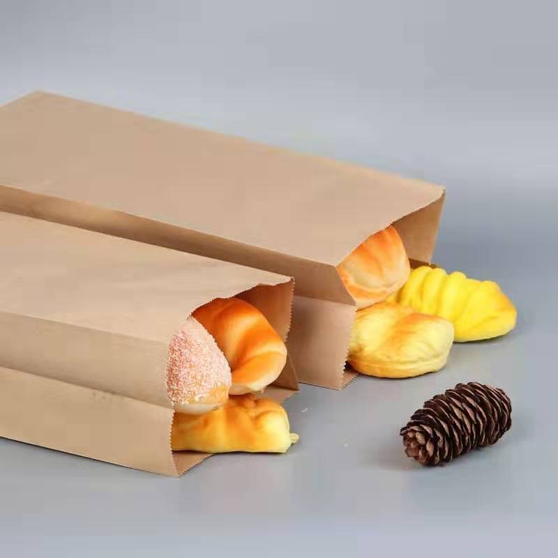 tasapohjainen leipäpaperipussi